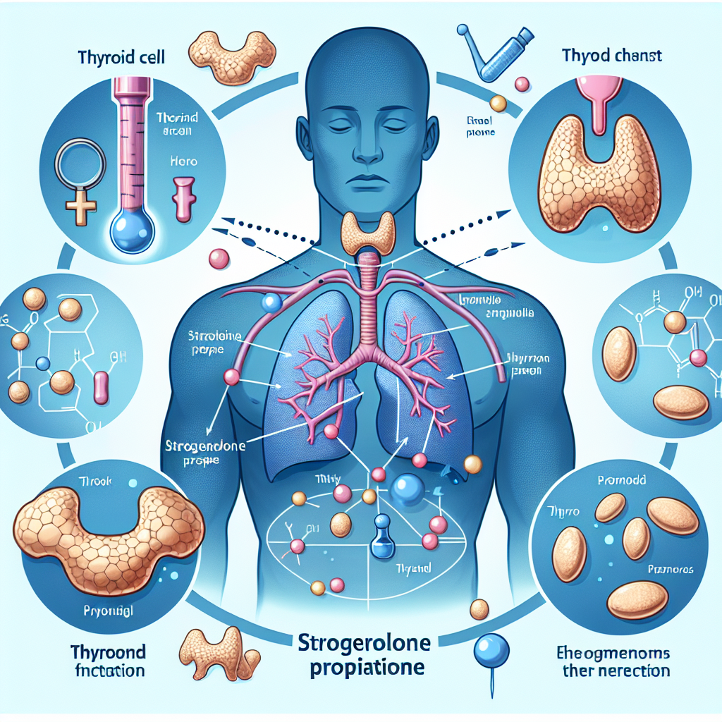 Comment le propionate de strogénolone affecte la fonction thyroïdienne