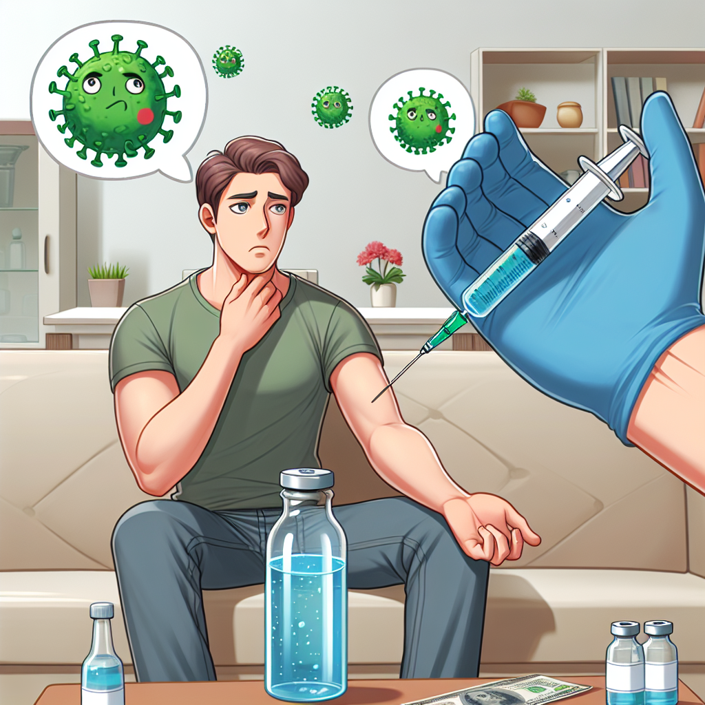 Comment utiliser Eau Germicide lors d'auto-injections à domicile ?