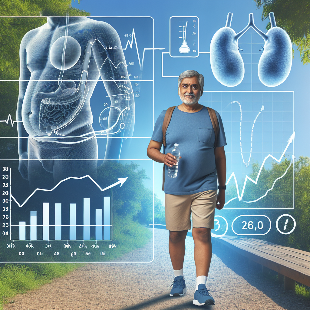 Ajouter de la marche pour perdre du poids et augmenter le taux d'insuline pendant l'exercice physique
