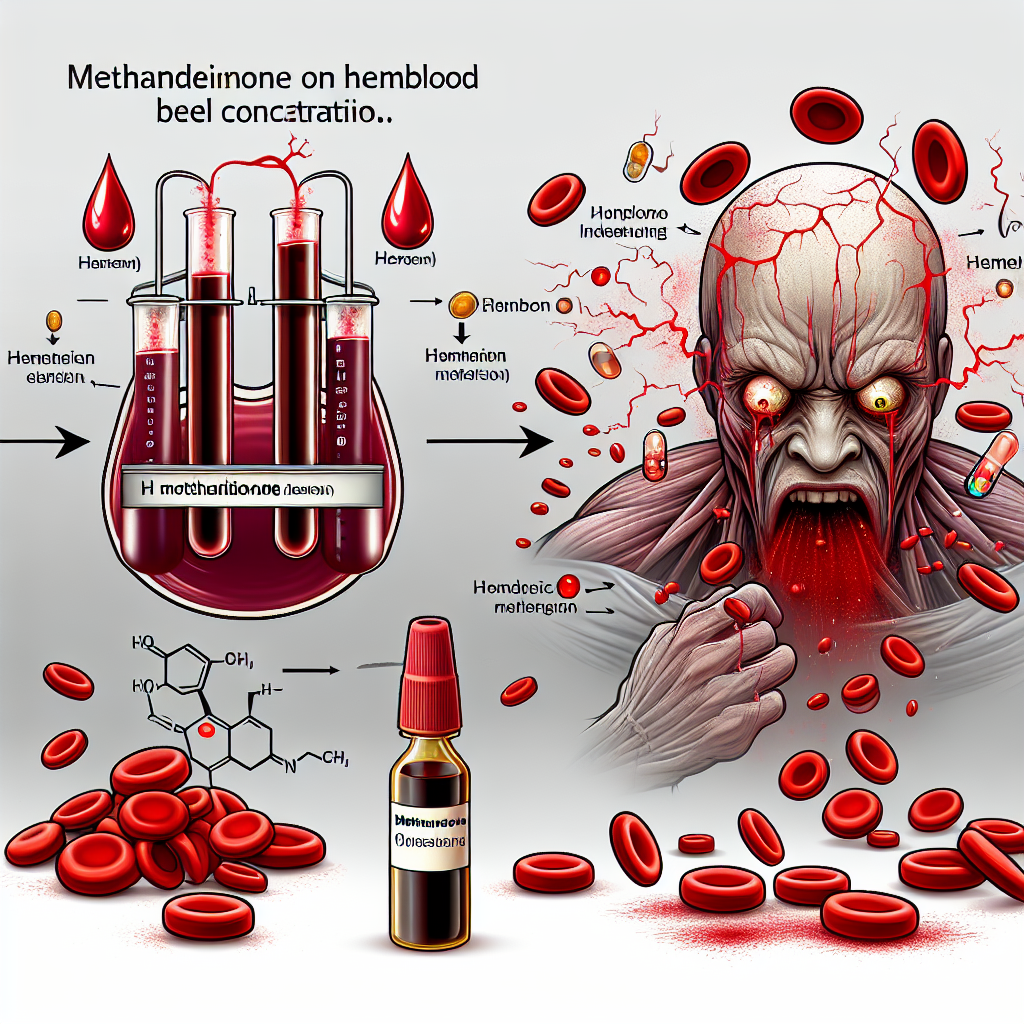 Effet de la méthandiénone sur l'hémoglobine et la concentration des globules rouges
