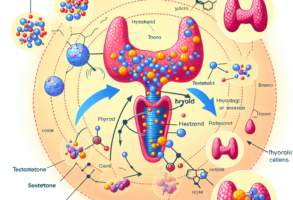 Effet de la testostérone sur le fonctionnement de la glande thyroïde
