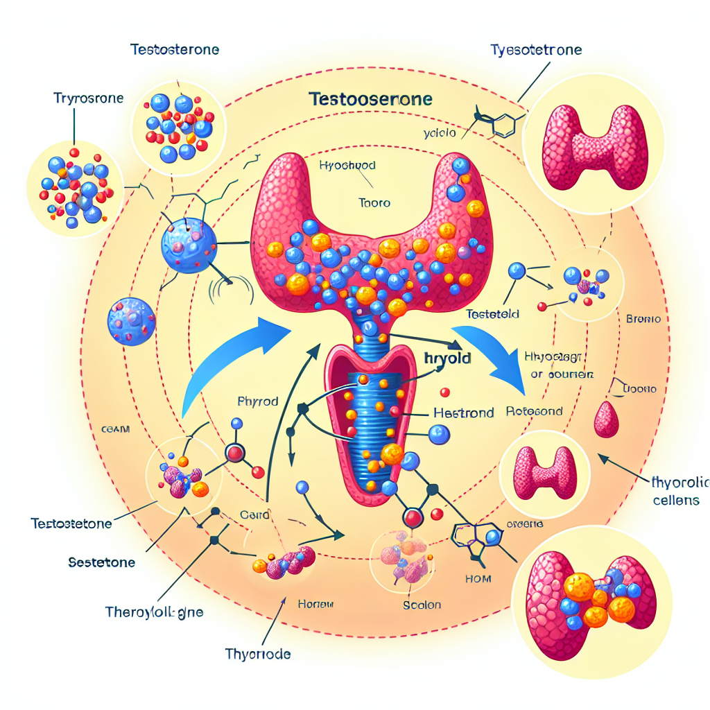 Effet de la testostérone sur le fonctionnement de la glande thyroïde