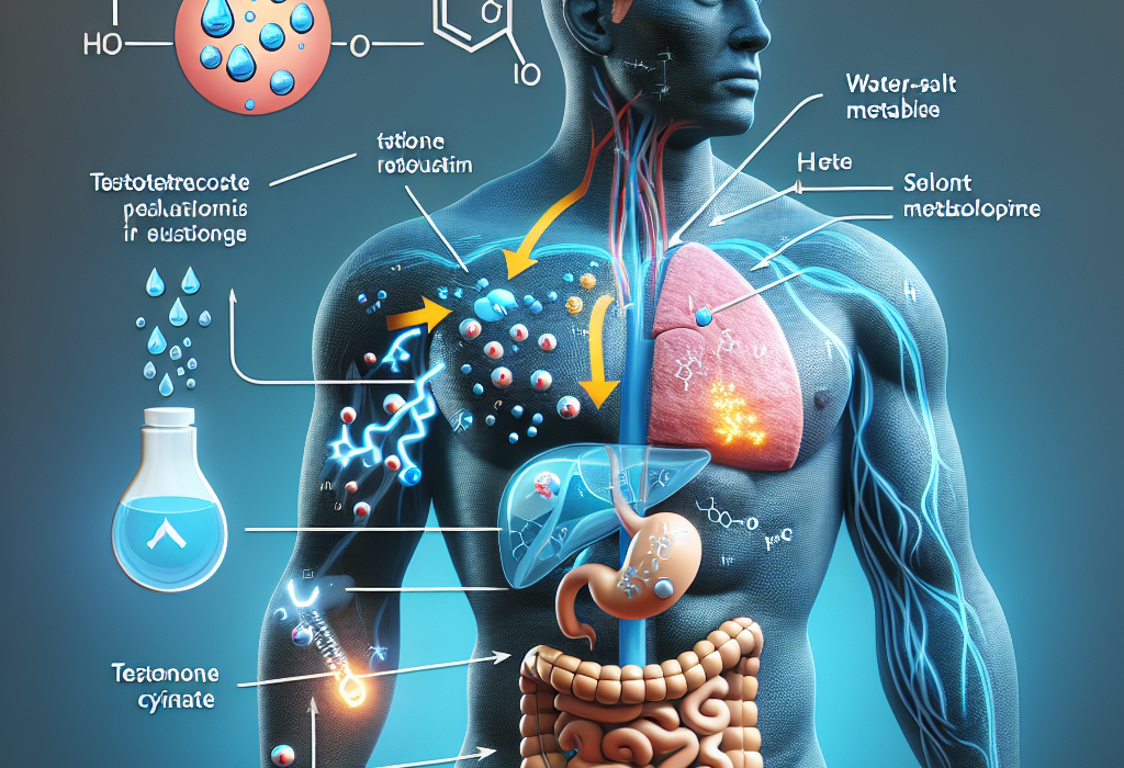 Effet du cypionate de testostérone sur le métabolisme eau-sel