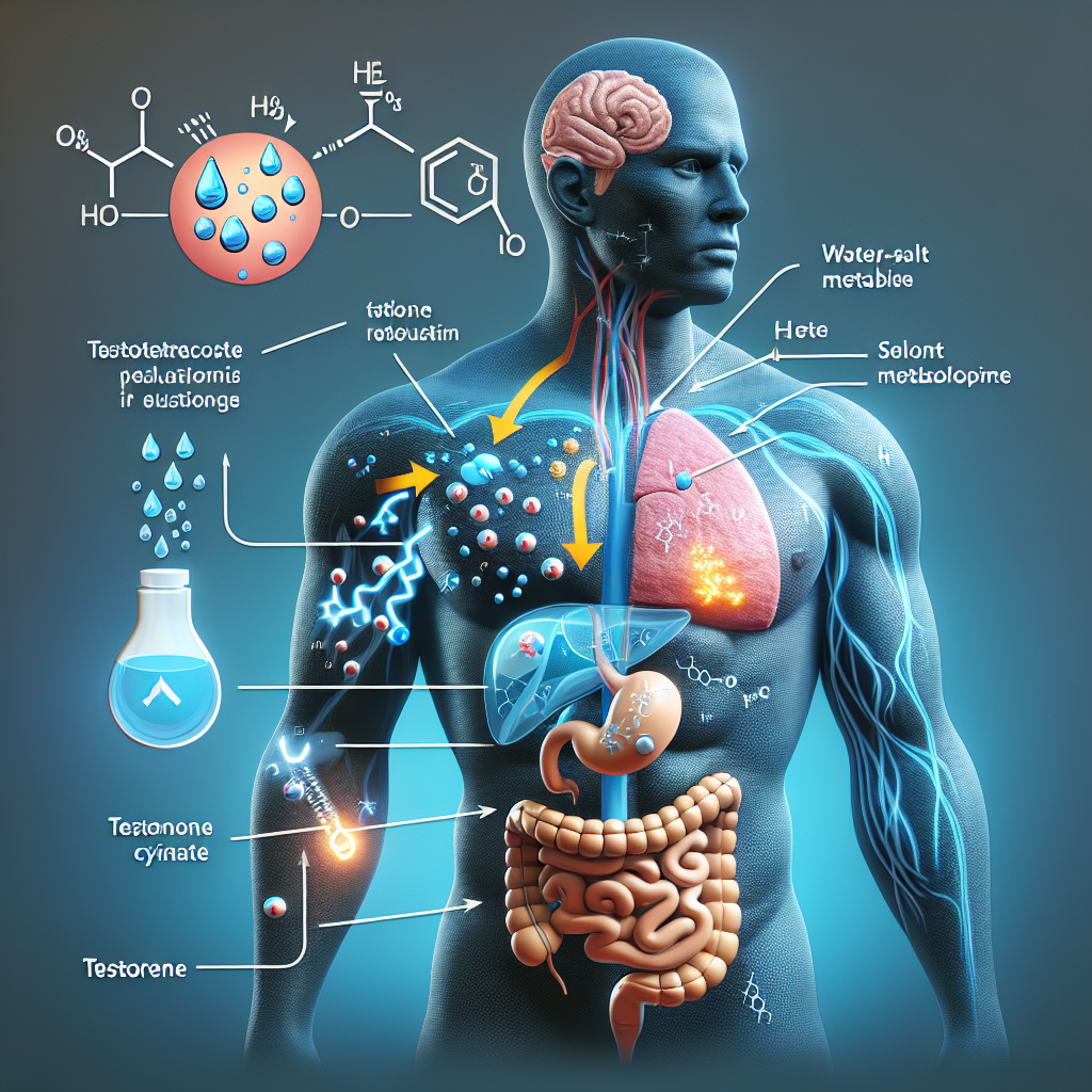 Effet du cypionate de testostérone sur le métabolisme eau-sel