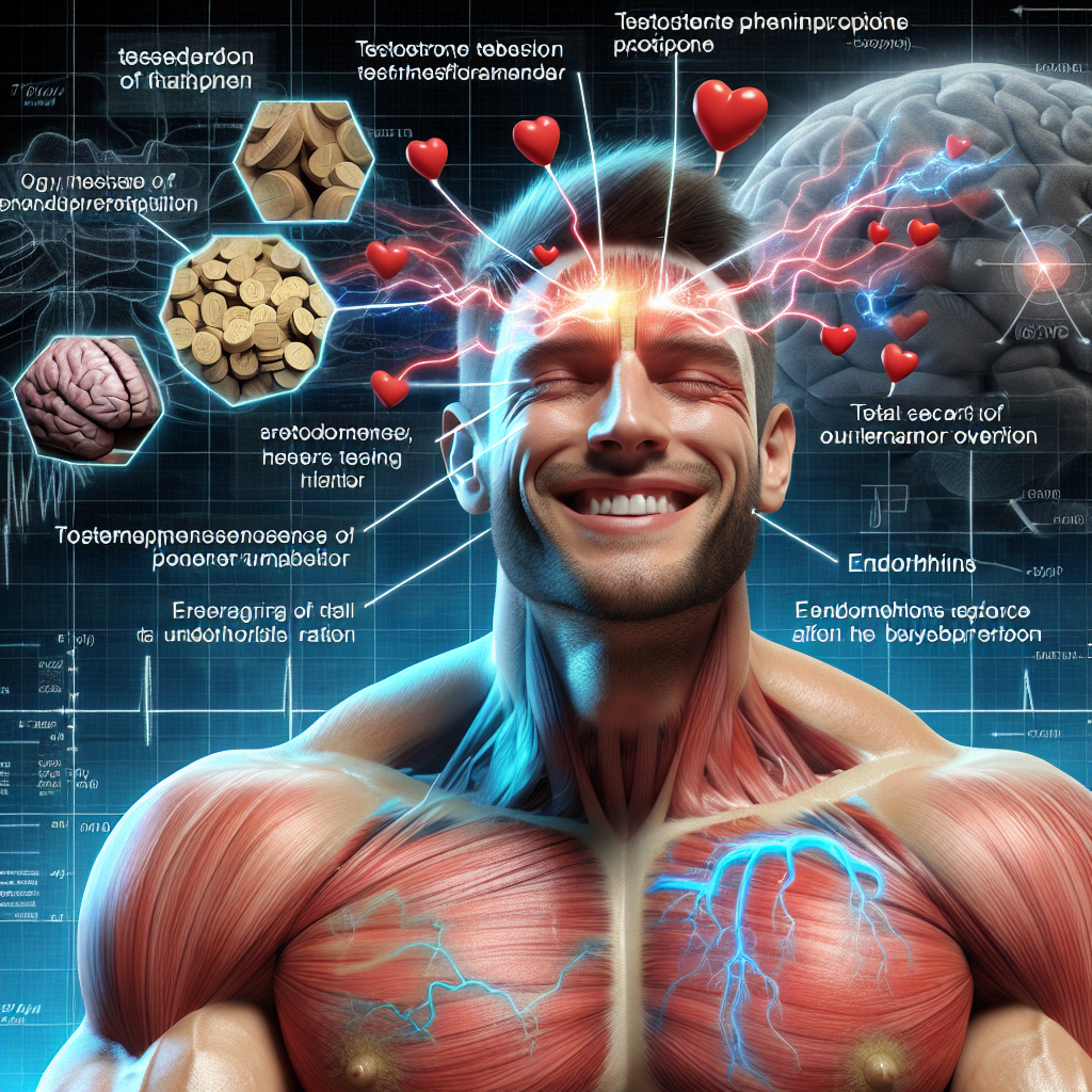 Effet du phénylpropionate de testostérone sur la sécrétion d'endorphines