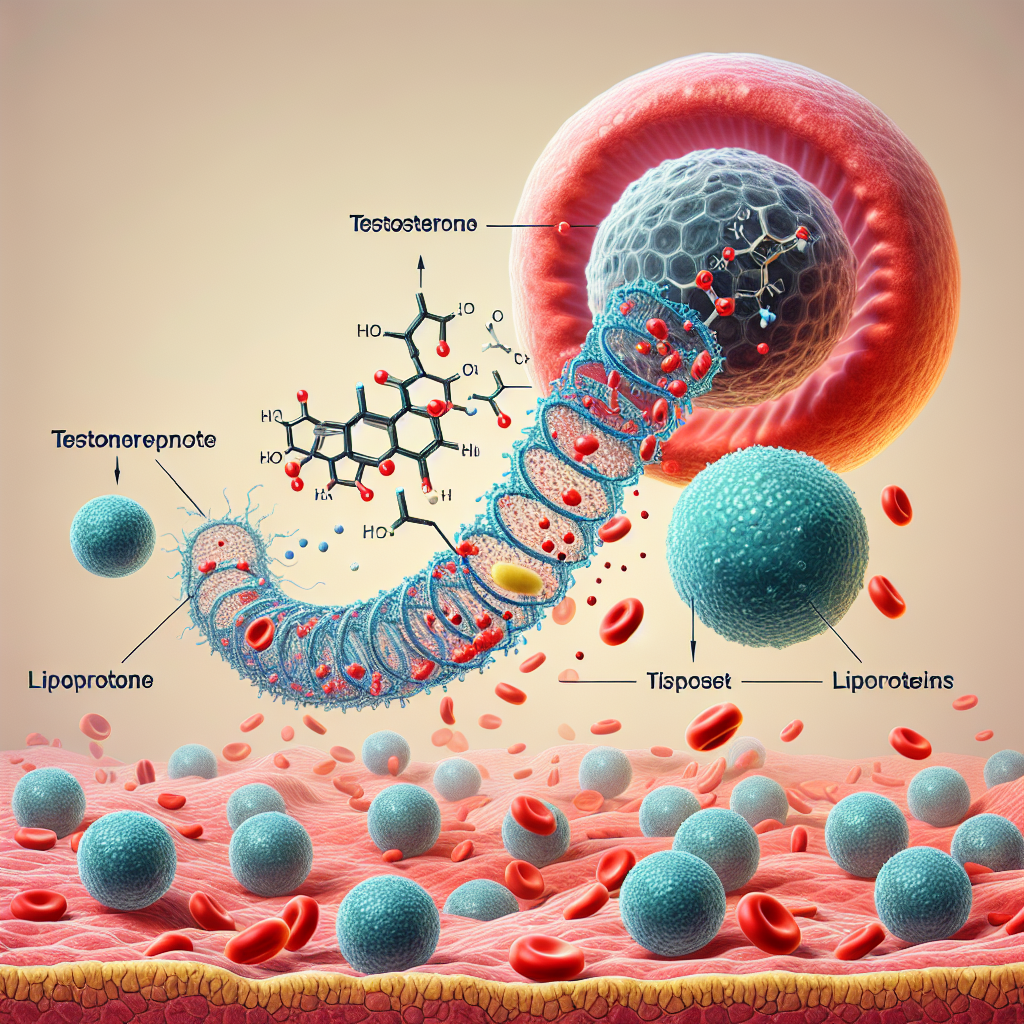 Effet du propionate de testostérone sur la sécrétion de lipoprotéines