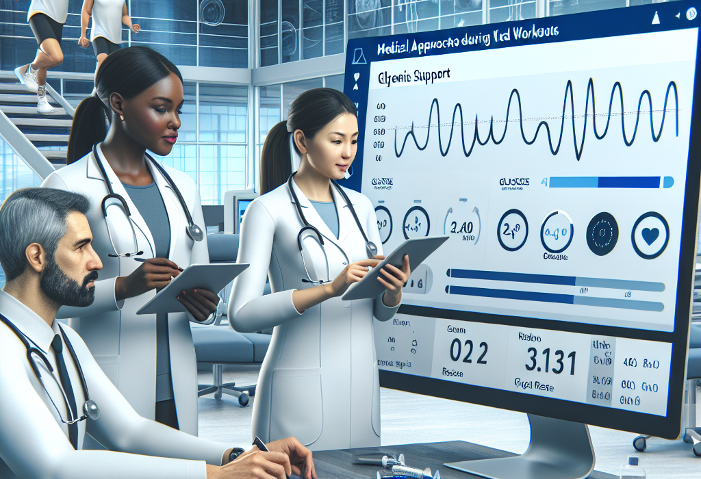 Approches médicales du soutien glycémique lors d'entraînements mixtes