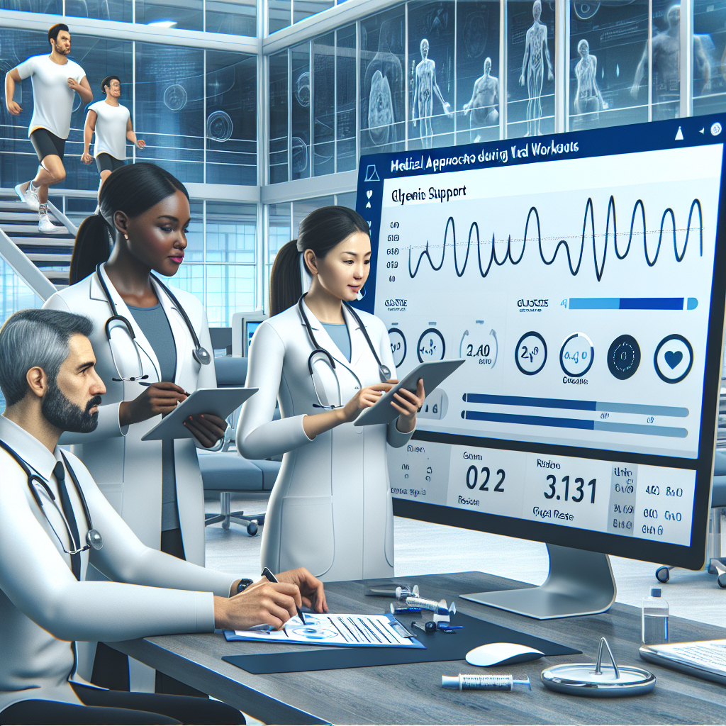 Approches médicales du soutien glycémique lors d'entraînements mixtes