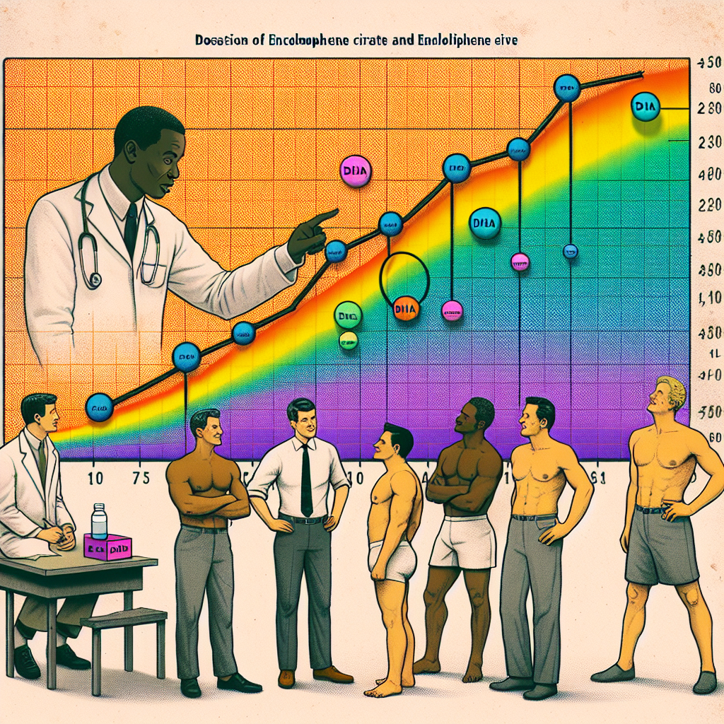 Citrate d'enclomifène et taux de DHEA chez les hommes