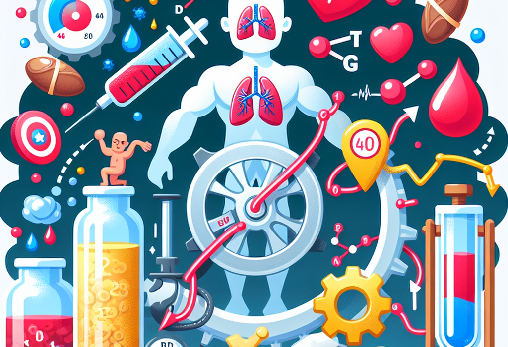 Effet de l'énanthate de tréstolone sur le métabolisme du glucose