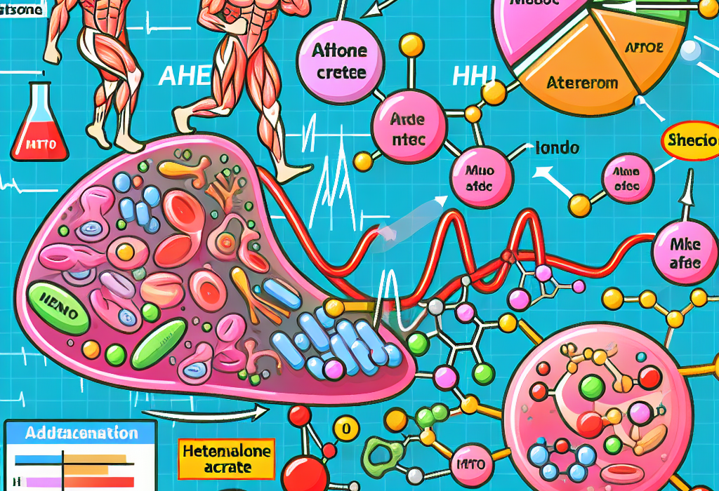Effets métaboliques de l'acétate de méthénolone au niveau cellulaire