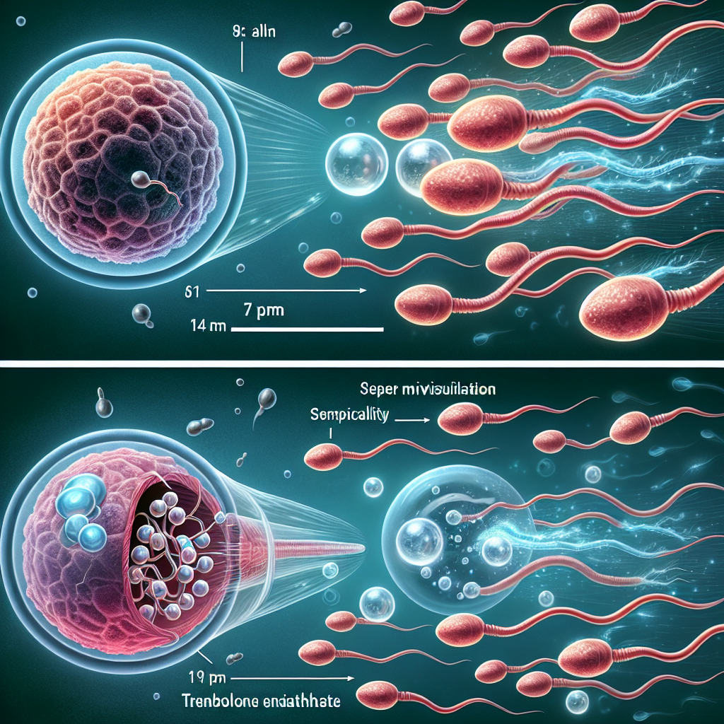Qualité du sperme et changements possibles avec l'Enanthate de trenbolone