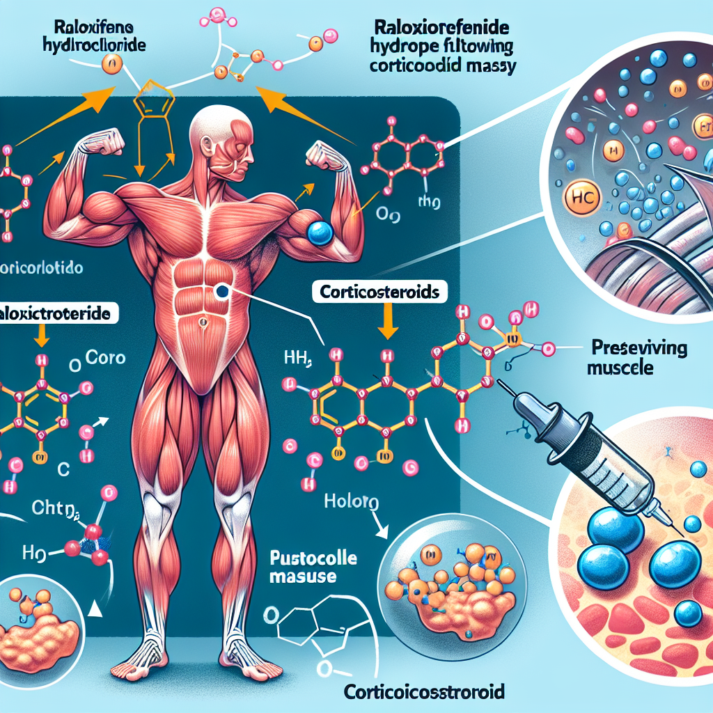 Rôle du chlorhydrate de raloxifène dans la préservation de la masse musculaire après une corticothérapie