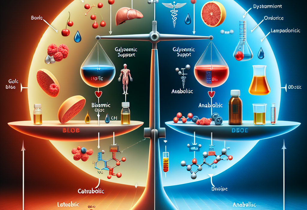 Soutien glycémique et son effet sur l'équilibre catabolisme-anabolisme