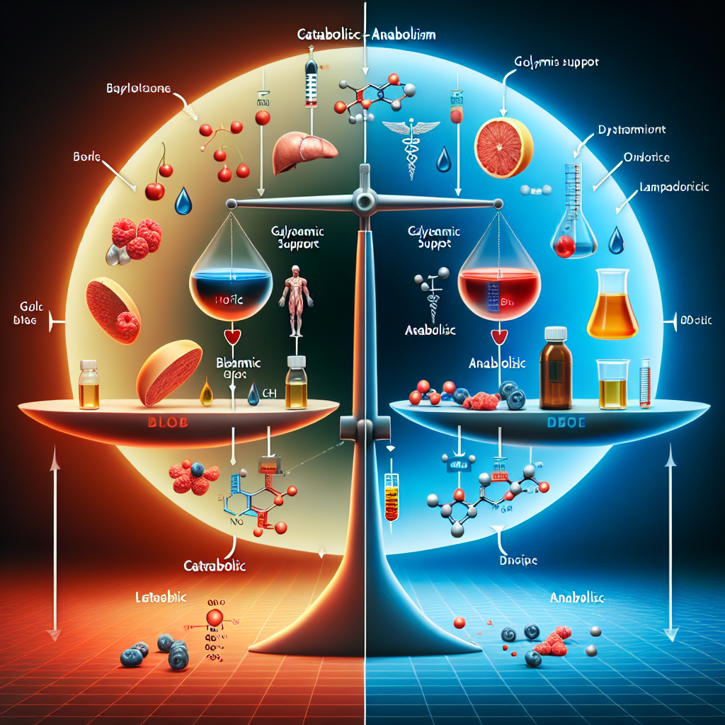 Soutien glycémique et son effet sur l'équilibre catabolisme-anabolisme