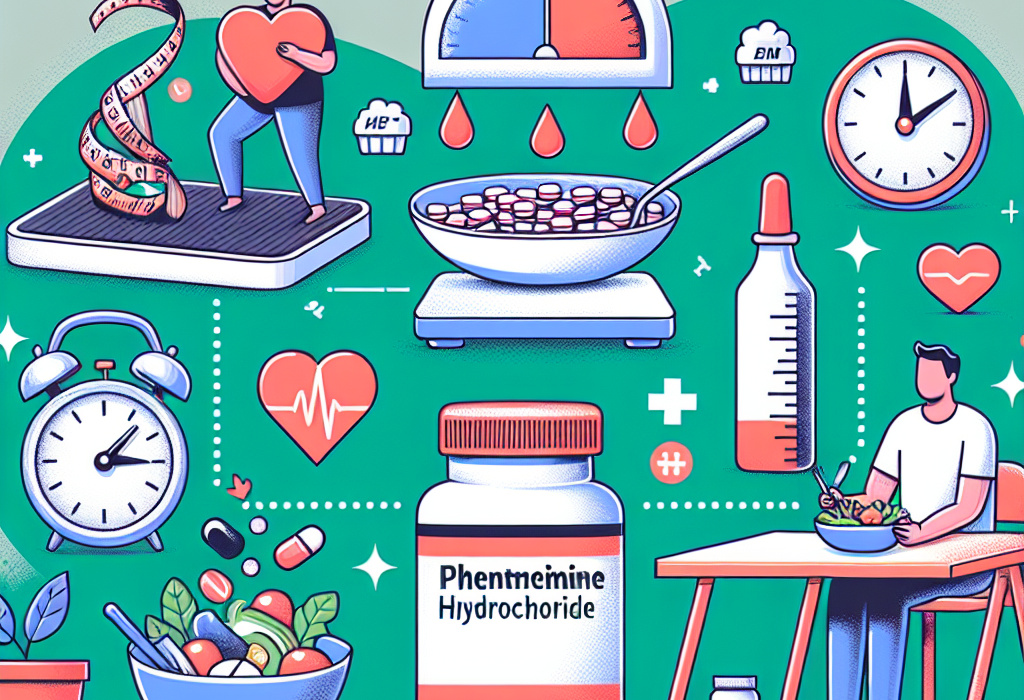 L'utilisation du chlorhydrate de phentermine pour réguler l'appétit lors d'une prise de poids