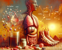 Effets secondaires de la niacine : bouffées de chaleur, foie, glucose