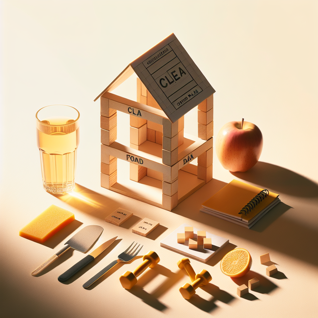 CLA et plan alimentaire : structure simple pour la sèche